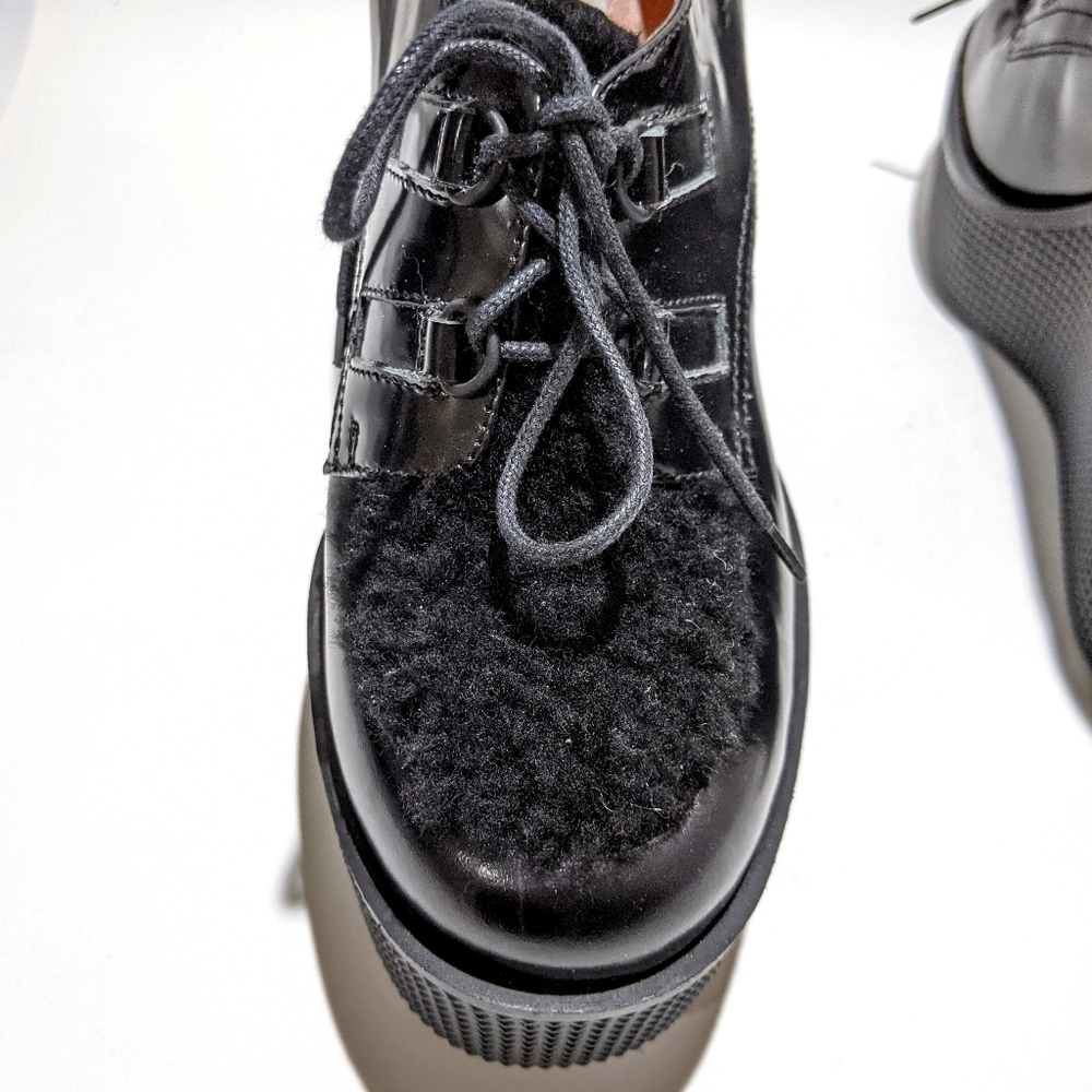 L'AUTRE CHOSE laced platform leather shoes new! - Picture 4 of 7